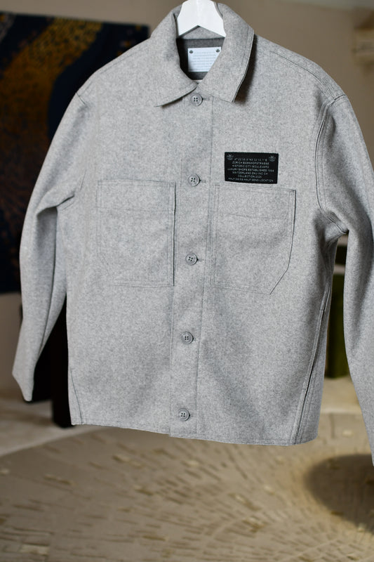 Button Coat Structured Minimal Log