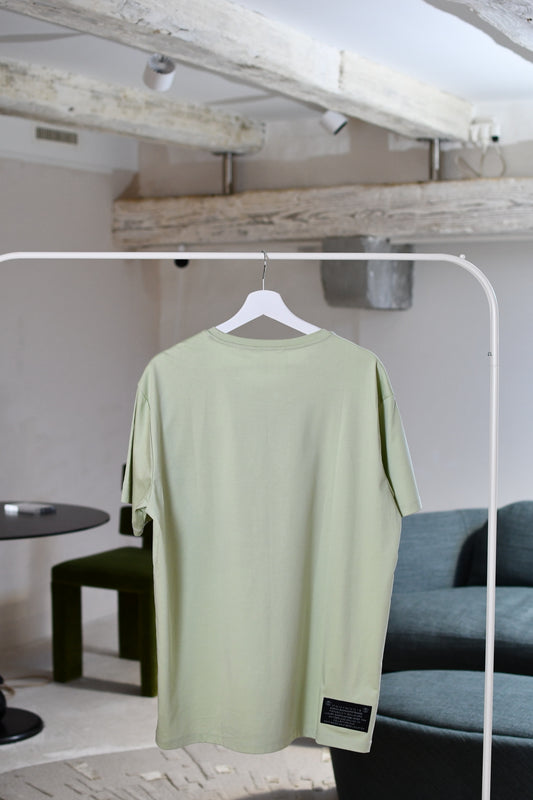 T-Shirt Front Logo (Sage Green, Pale Olive)