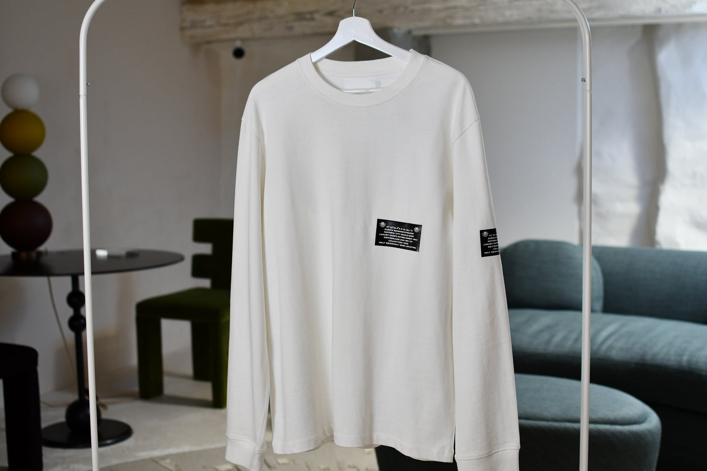 Long Sleeve Back Logo Green