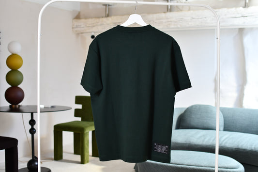 T-Shirt Dark Forest Green Typography