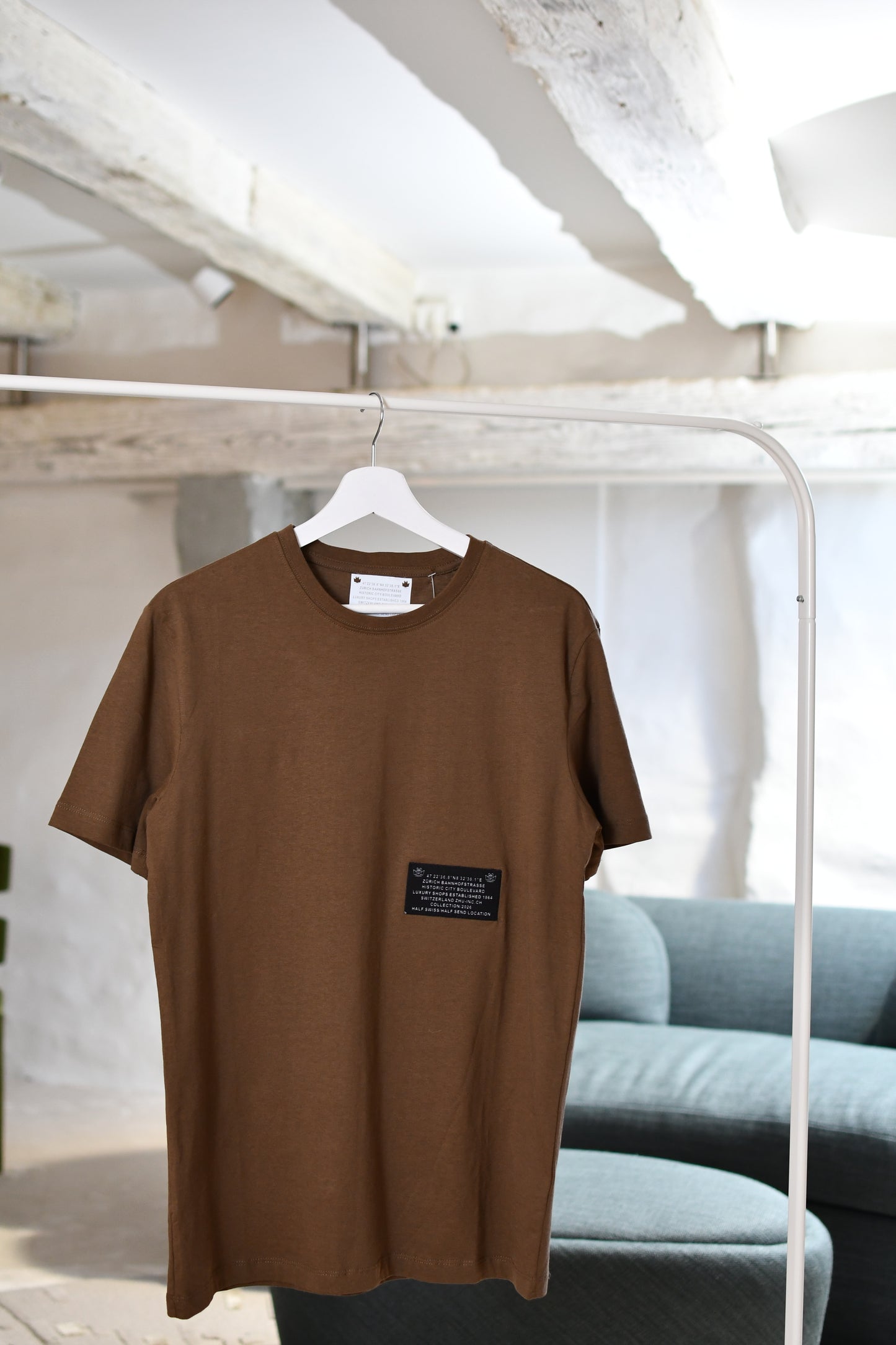 T-Shit Brown Back Logo Pink&Light Pink