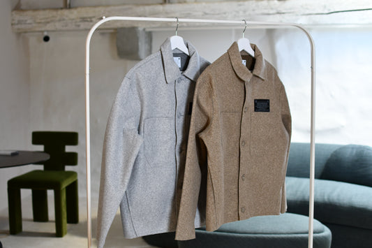 Button Coat Structured Minimal Log