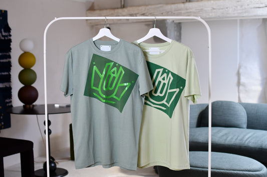 T-Shirt Front Logo (Sage Green, Pale Olive)