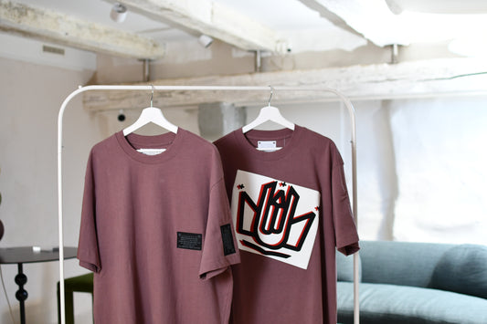 T-Shirt Dusty Rose Minimal Logo / T
