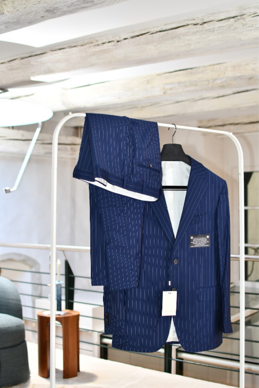 Navy pinstripe Tailored Blazer