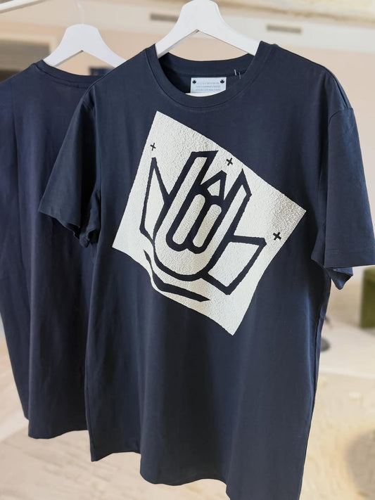T-Shirt Navy Blue Front Logo